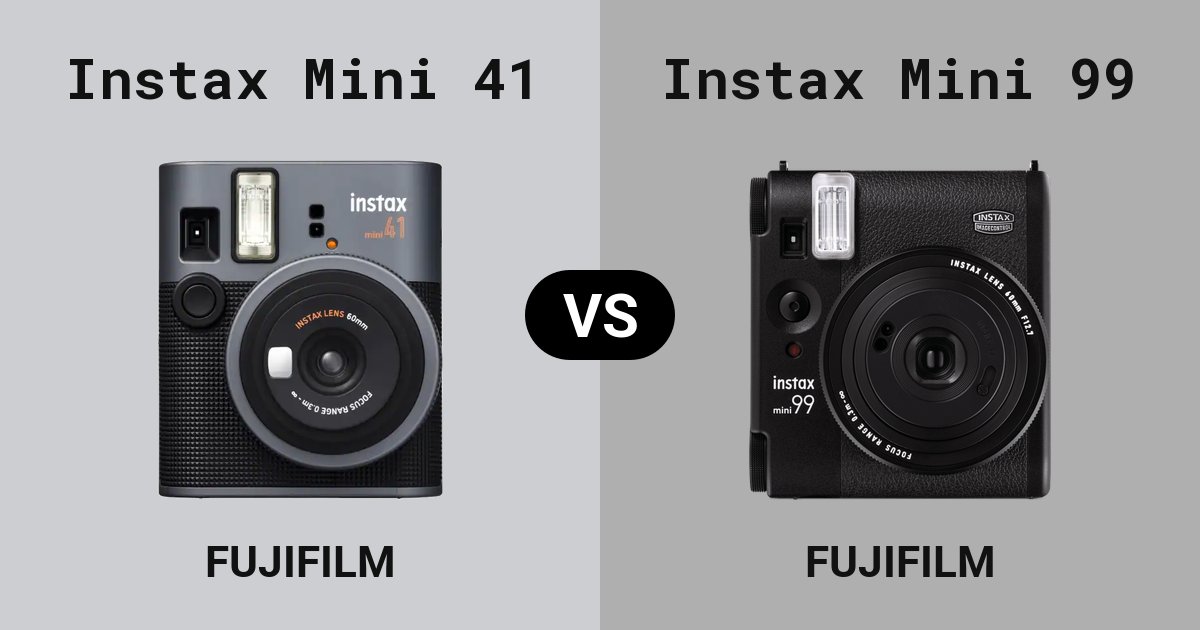 Instax Mini 41 versus Instax Mini 99