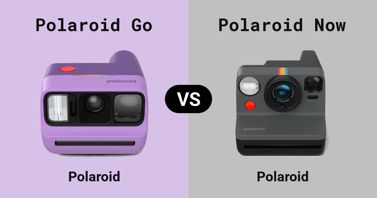 Polaroid Go versus Polaroid Now